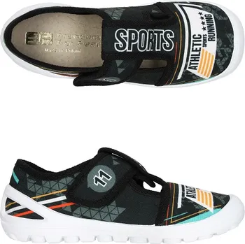 Chlapecké tenisky 3F Freedom for feet 3F PAPUČKY chlapecké Saturn 4MG3/9 černé sports Velikost: 35