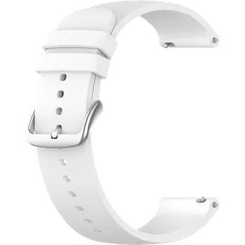 Řemínek na hodinky LAVVU Bílý silikonový řemínek na hodinky LS00W22 (silikonový řemínek na hodinky)