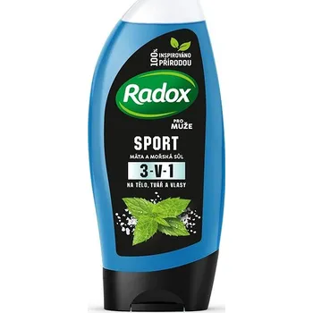 Sprchový gel RADOX Sport sprchový gel pro muže 3v1 225 ml