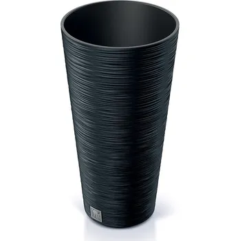 Květináč FUSU III antracit, varianta 25 cm
