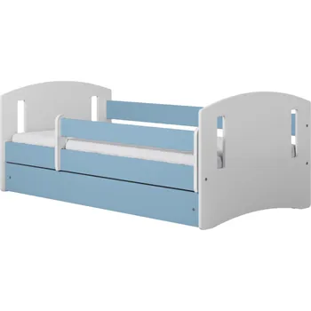 Dětská postel Classic II modrá, varianta 80x160, bez šuplíků, bez matrace