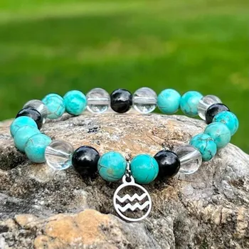 Náramek Živé kameny Minerální náramek VODNÁŘ