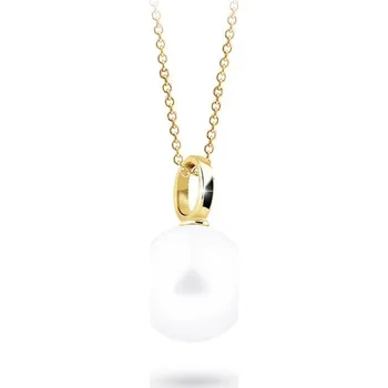 Přívěsek Cutie Jewellery Zlatý přívěsek s perlou Z3029Z Barva: Bílá