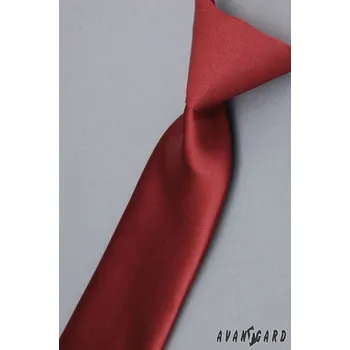 Kravata chlapecká - bordo satén