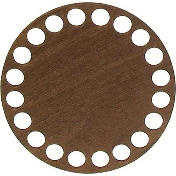 Příze Dno na košík kruh 10 cm ořech