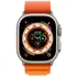 Chytré hodinky Apple Watch Ultra 49 mm, titan s oranžově alpským řemínkem M