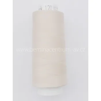 Nit Amann Trojalock 120 9199-0779 ecry jednobarevná overlocková nit polyester 2500m