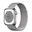 Apple Watch Series 8 41 mm GPS + Cellular, stříbrná nerezová ocel se stříbrným milánským tahem