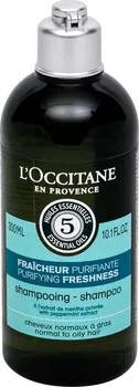 Šampon L'Occitane Aromachology Purifying Freshness Shampoo 300 ml