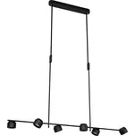 Paulmann 79774 Puric Pane, moderní závěsné svítidlo s nastavitelnými reflektory, 6x6,5 LED 2700K tříkrokové stmívání, délka 130cm