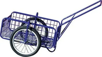 Dvoukolový ruční vozík Pegas Progres dvoukolový vozík s dušovými koly 100 kg modrý