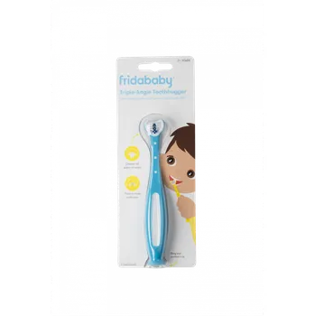 Zubní kartáček Frida Baby Tooth Hugger 3D zubní kartáček, modrý