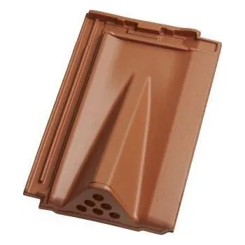 pálená krytina Tondach Contiton 12 glazura kaštanově hnědá podhřebenová větrací (Stodo 12)