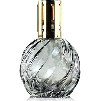 Aroma lampa Ashleigh & Burwood Velká katalytická lampa SPIRAL GREY skleněná šedá