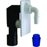 Plast Brno sifon pračkový DN50/40 EPPP450 do zdi plast bílý