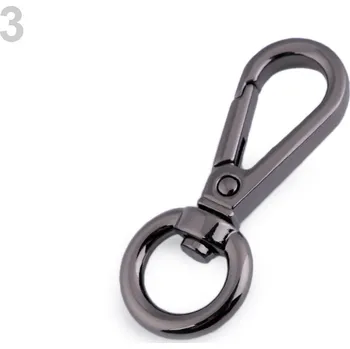 Karabina kovová nikl černý 750948