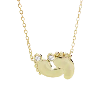 Náhrdelník Náhrdelník zlatý nožičky se Swarovski Elements Krystal