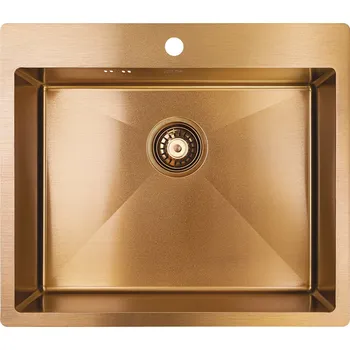 Nerezový dřez Nerezový dřez Laveo MARMARA SAM 810T měď