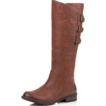 Dámská obuv RIEKER Dámské hnědé zateplené VARIO KOZAČKY NA ŠIRŠÍ LÝTKA Tabulka dámských velikostí: 39