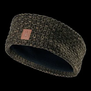 Dámská pletená čelenka Deerhunter Barva: BLACK, Velikost: One size