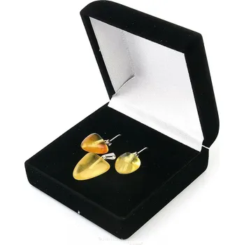 Náušnice Šperková sada s jantary v dárkové krabičce Ag 925/1000 (4.28g)