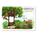 Optys OP1739 pamětní list prvňáčka