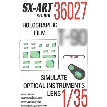 Plastikový model SX-ART 1/35 Holographic film T-72 (ZVE)
