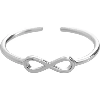 Prsten Stříbrný prsten s motivem nekonečna