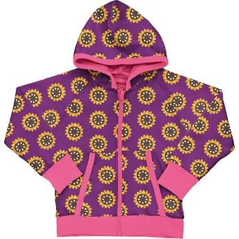 Dívčí mikina Dětská oboustranná mikina s kapucí GARDEN SUNFLOWER Maxomorra Velikost: 92/98