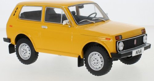 Maquette Lada Niva 1976 Bleu Foncé 1:18 MCG - Métal Die-cast, Portes Ouvrantes, Neuve Sous Boîte