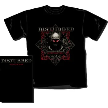Pánské tričko pánské triko Disturbed Indestructible