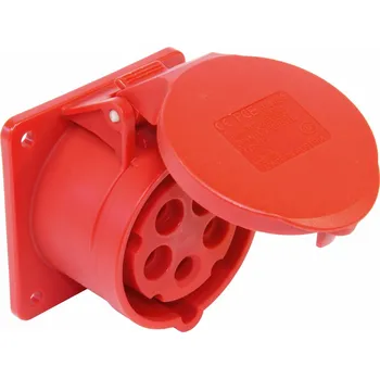 Stavebniny PCE Zásuvka 32A/230V 3-pól. IP44 vest. PC-323-6f7