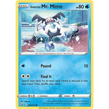 Karetní hra Galarian Mr. Mime 034/198 - Battle Styles Typ karty: Reverse Holo