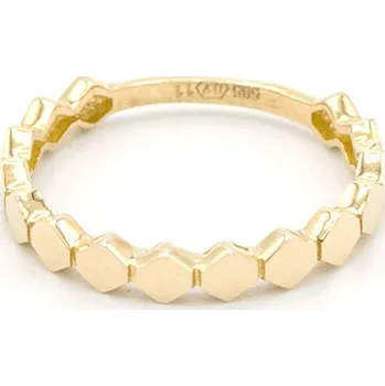 Prsten Dámský prsten ze žlutého zlata šestihran 1,20g