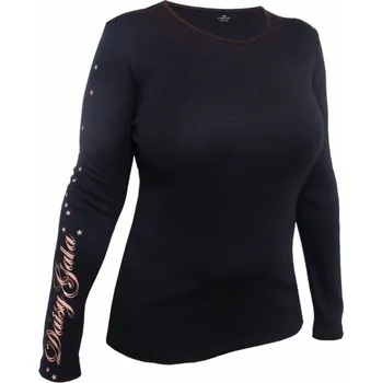 Dámské tričko Dámské tričko, dlouhý rukáv KUROCA 801 černá XL