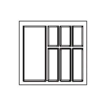 Příborník do zásuvky Agoform příborník Classico 600 barva: černá