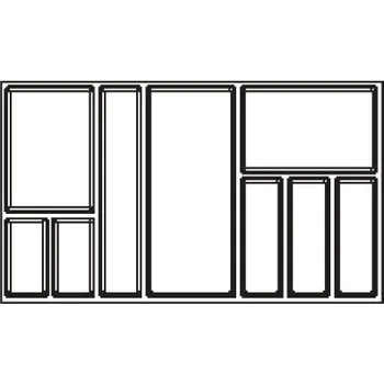 Organizace kuchyně Agoform příborník Sky 900 barva: antracit