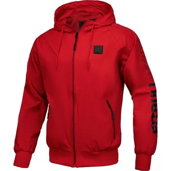 PitBull West Coast -letní bunda ATHLETIC 2022 SLEEVE rot Barva: Červená, Vel: XL