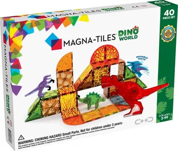 Stavebnice ostatní Valtech Magna-Tiles Dino World 40 dílků