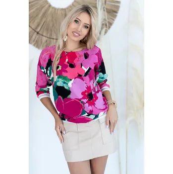 Dámské tričko Halenka Hajdan 3/4 rukáv BL1165-25 velikost: XXL