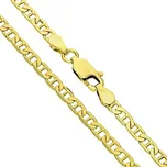 Goldstore Zlatý plochý řetízek lesklý Váha: 9.06 g, Délka: 50 cm