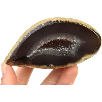 Přírodní kámen Geoda achát s dutinou 299 g