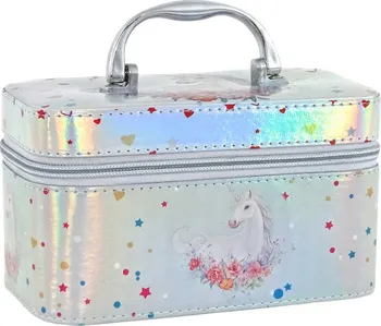 Kosmetický kufr Kamaro Dětský kosmetický kufřík se zrcadlem na zip S