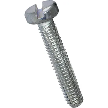 Šroub Šroub závitořezný metrický s drážkou DIN 7513B válcová hlava M2,5x6 DIN 7513B ZB