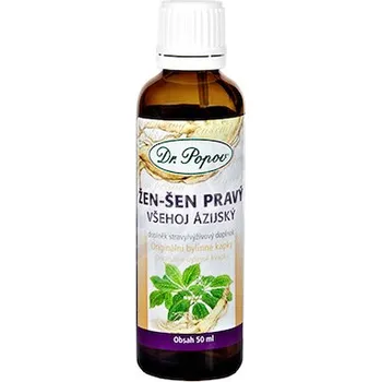 Přírodní produkt Dr.Popov Kapky bylinné Žen-šen pravý 50ml