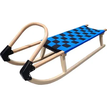 sáně dřevěné 110cm modré (sáně dřevěné 110cm modré)