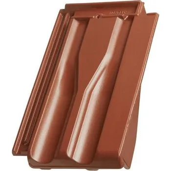 pálená krytina Tondach Renoton 14 HR hnědá engoba krajní pravá (Brněnka 14)