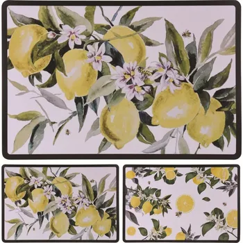 prostírání Prostírání 43,5x28,5 cm dekor citróny plast