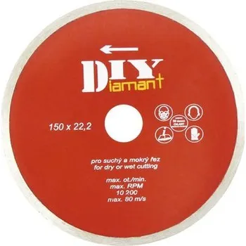 Řezný kotouč Diamantový kotouč HOBBY celoobvodový 115 DIY