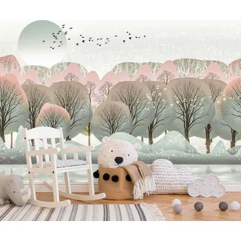 Malvis ® Tapeta Krajina s řekou – tvarová koláž Vel. (šířka x výška): 216 x 140 cm